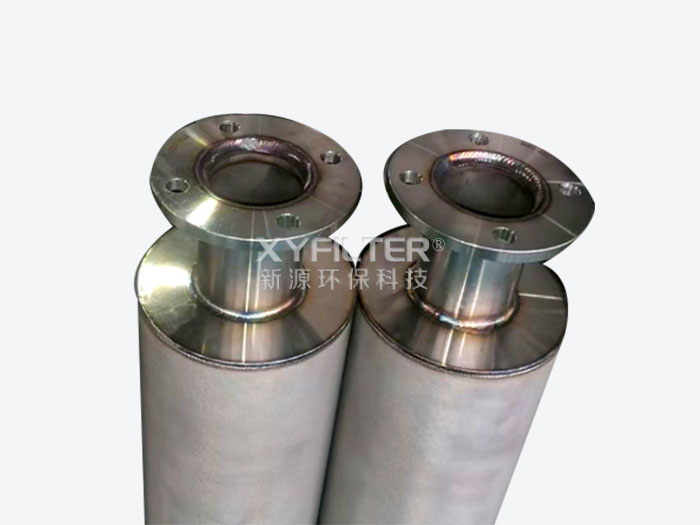 不锈钢烧结网快卡接口滤芯
